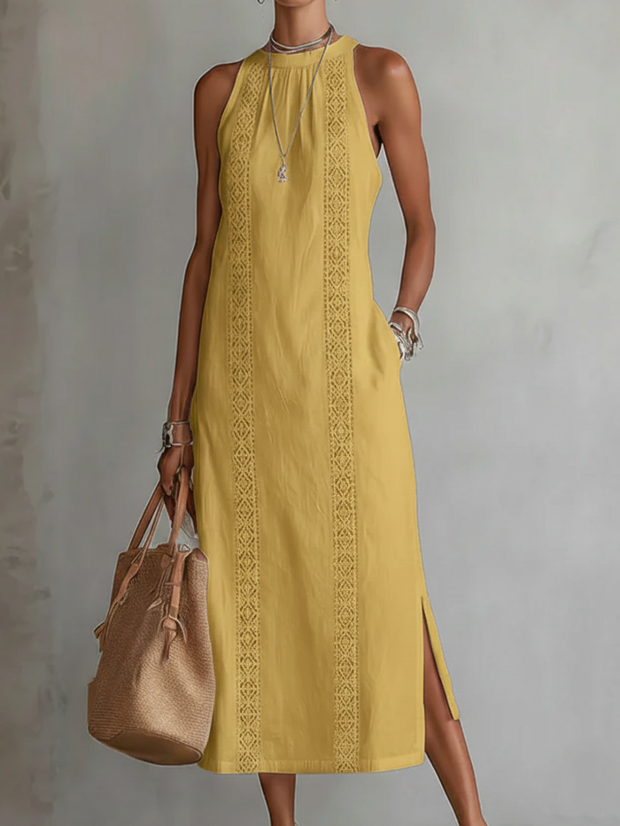 Diana | Cozy Three Quarter Sleeve Midi Dress
