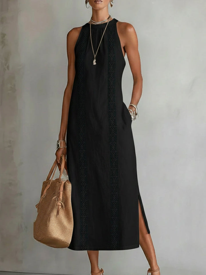 Diana | Cozy Three Quarter Sleeve Midi Dress