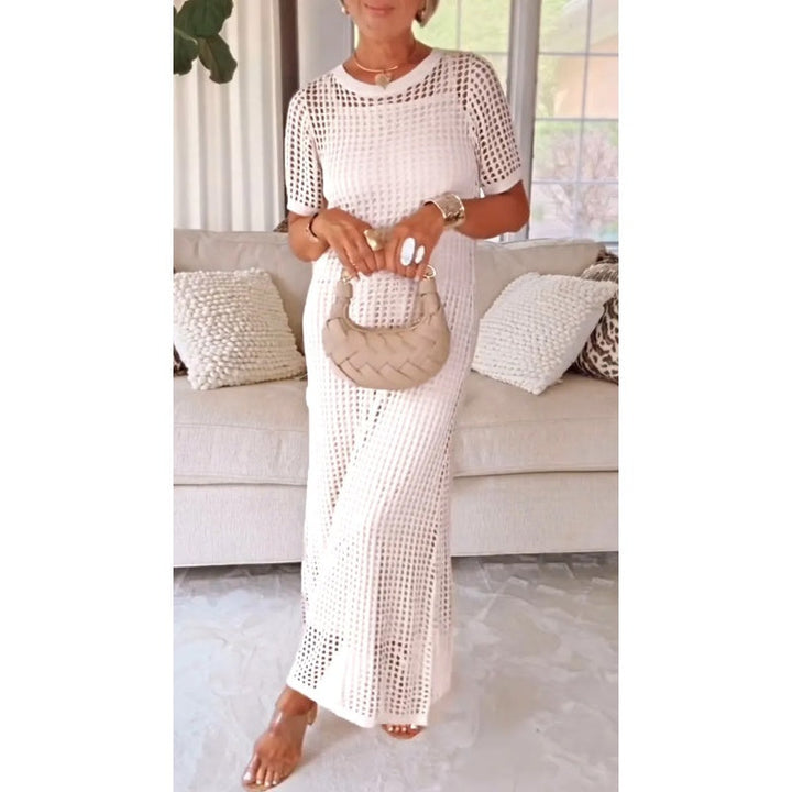 Bethany | Cut-Out Long Maxi Dress with Inner Layer
