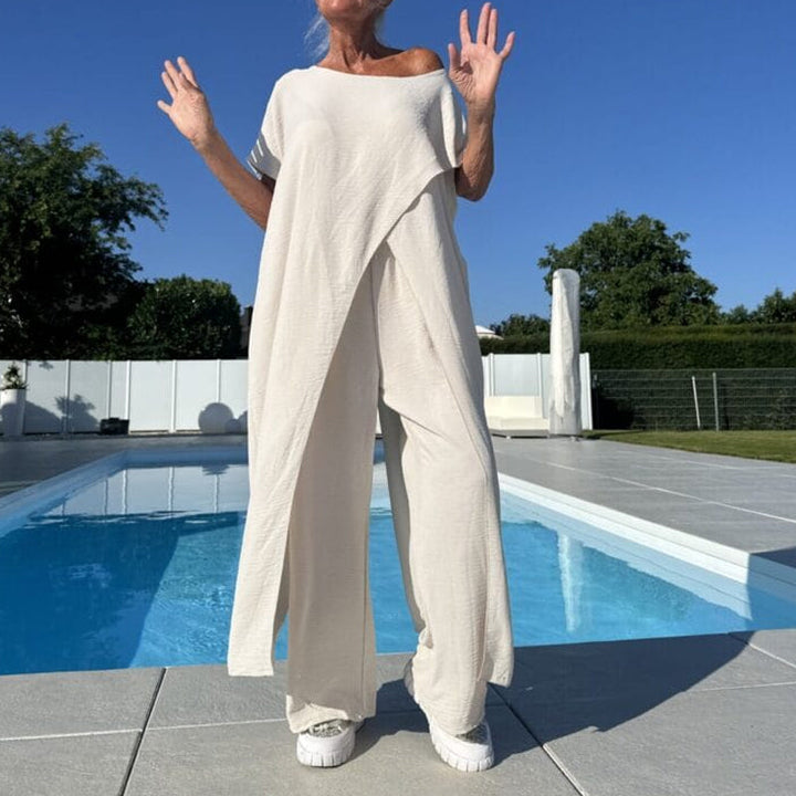 Gabbie | Elegant Off-Shoulder Two-Piece Set