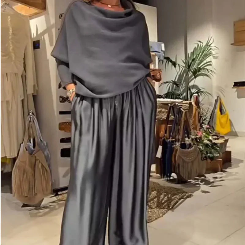 Georgina | Elegant Off-Shoulder Three Quarter Sleeve Maxi Dress