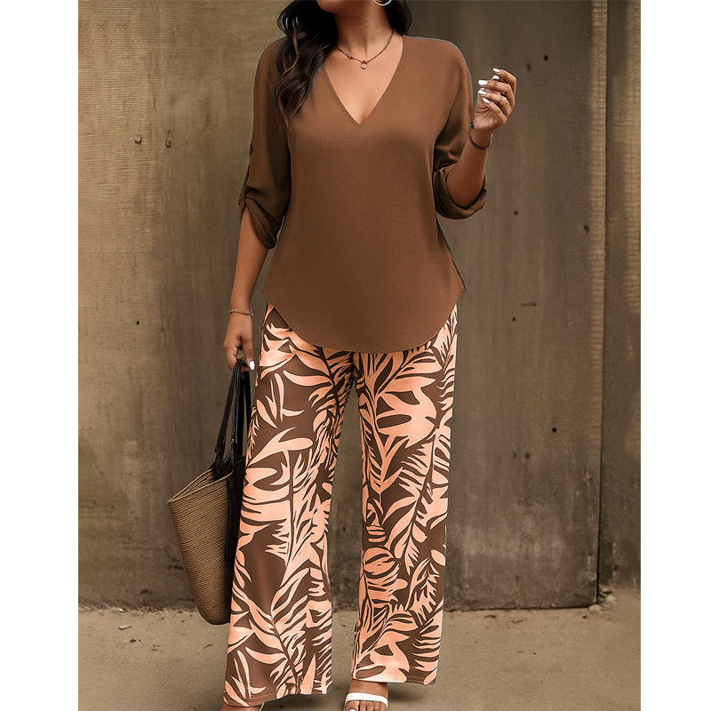 Lillia Elegant Set | Chic Knit Maxi Dress