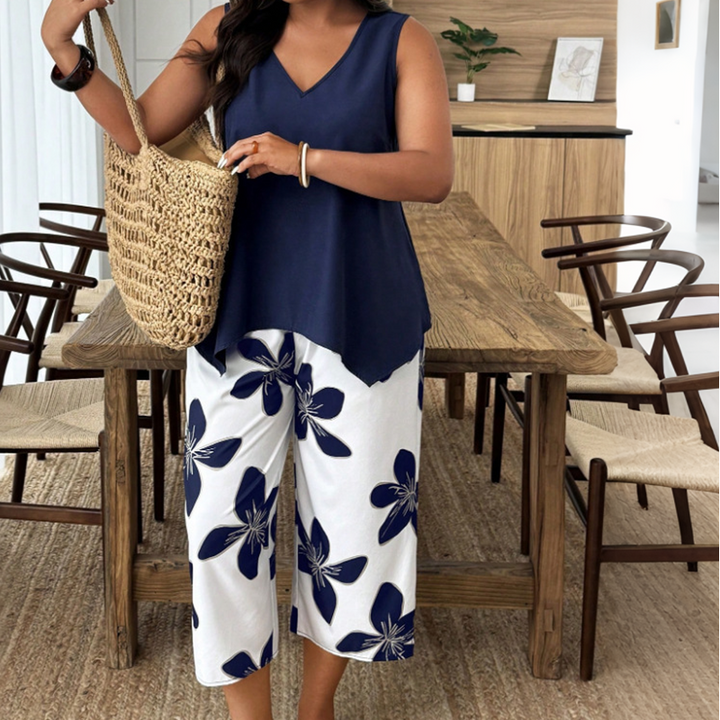 Amia Elegant Set | Chic, Versatile, Layered Knit Outfit
