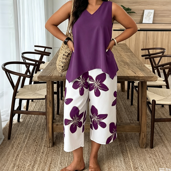Amia Elegant Set | Chic, Versatile, Layered Knit Outfit