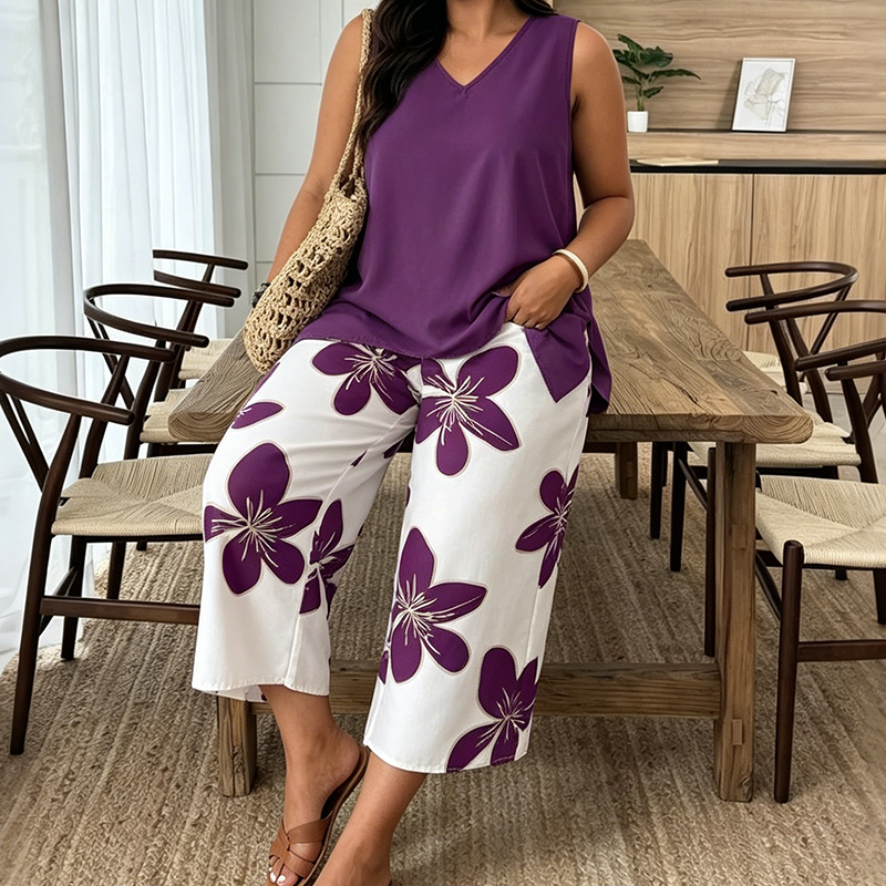 Amia Elegant Set | Chic, Versatile, Layered Knit Outfit