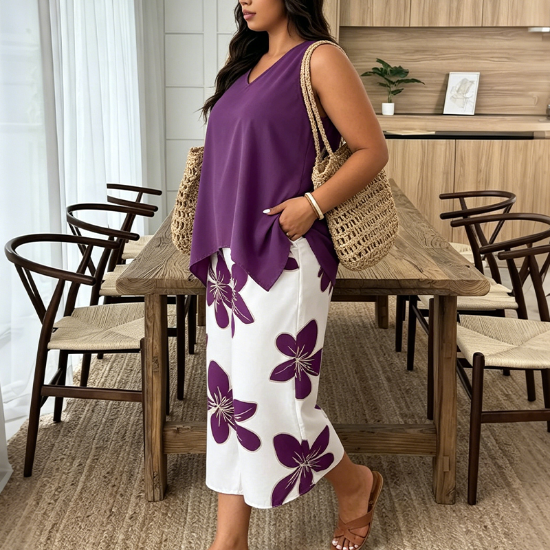 Amia Elegant Set | Chic, Versatile, Layered Knit Outfit