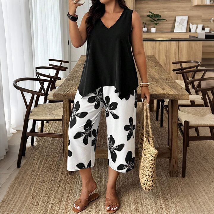 Amia Elegant Set | Chic, Versatile, Layered Knit Outfit