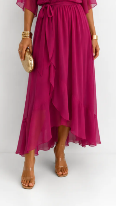 Camie | Elegant Floral Print Maxi Dress