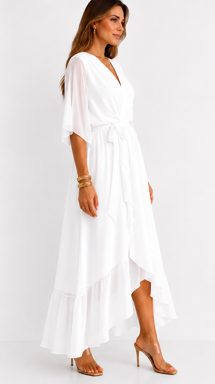 Camie | Elegant Floral Print Maxi Dress