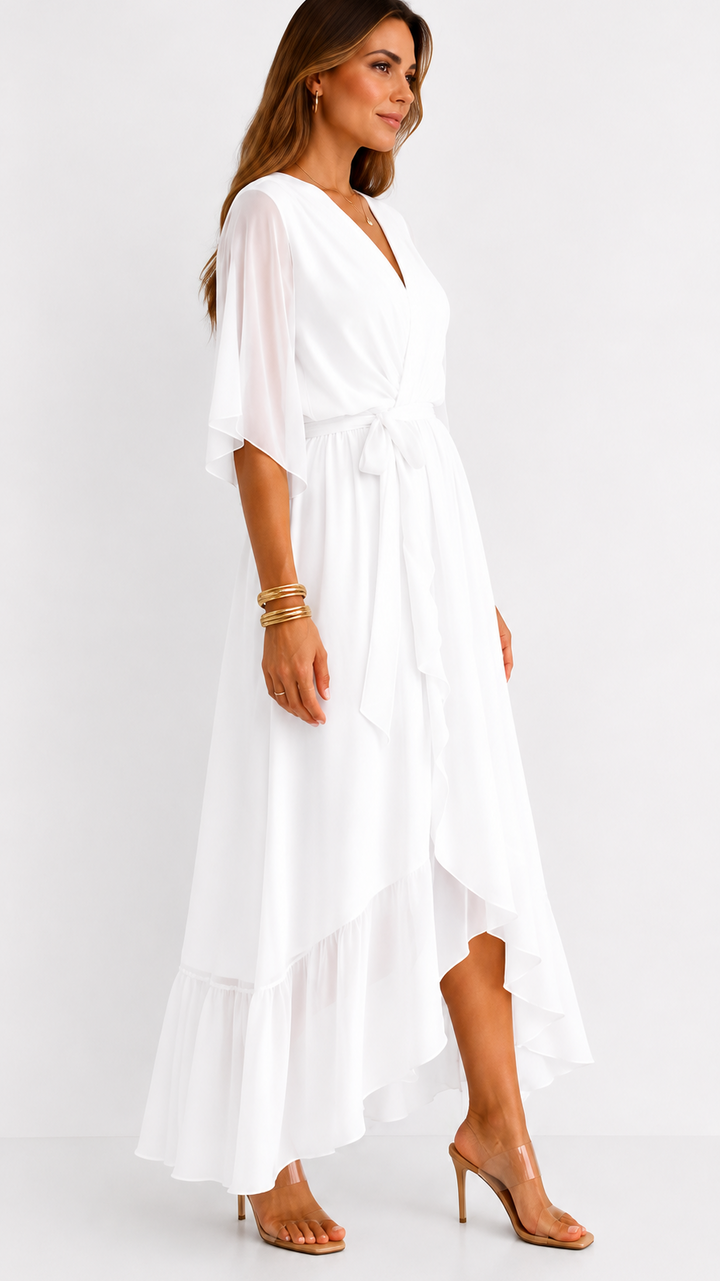 Camie | Elegant Floral Print Maxi Dress