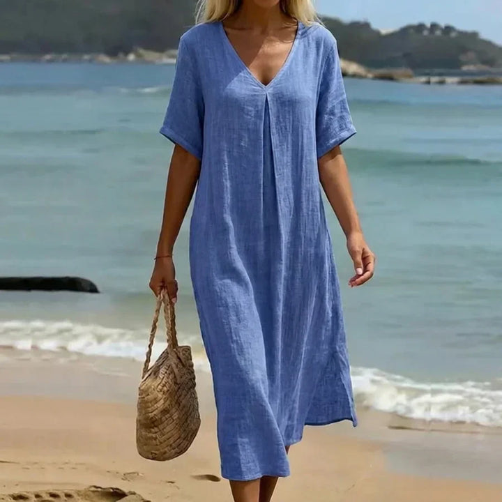 Amy's Wardrobe | Effortless Maxi Dress in Flowing Fabric